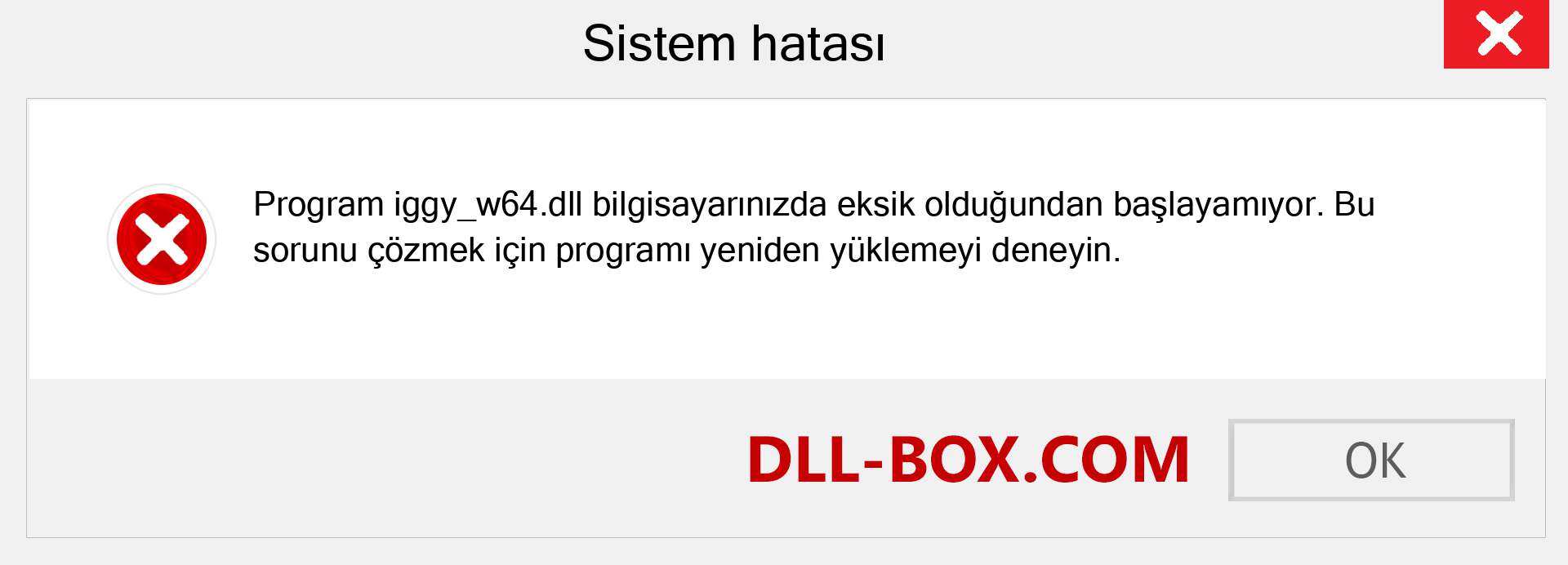 iggy_w64.dll dosyası eksik mi? Windows 7, 8, 10 için İndirin - Windows'ta iggy_w64 dll Eksik Hatasını Düzeltin, fotoğraflar, resimler